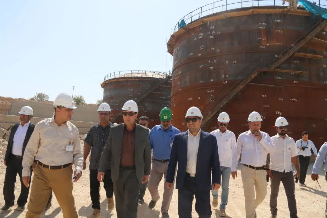 صبح امروز صورت گرفت؛  بازدید معاون‌اقتصادی استاندار کهگیلویه‌وبویراحمد از طرح بیواتانول باشت