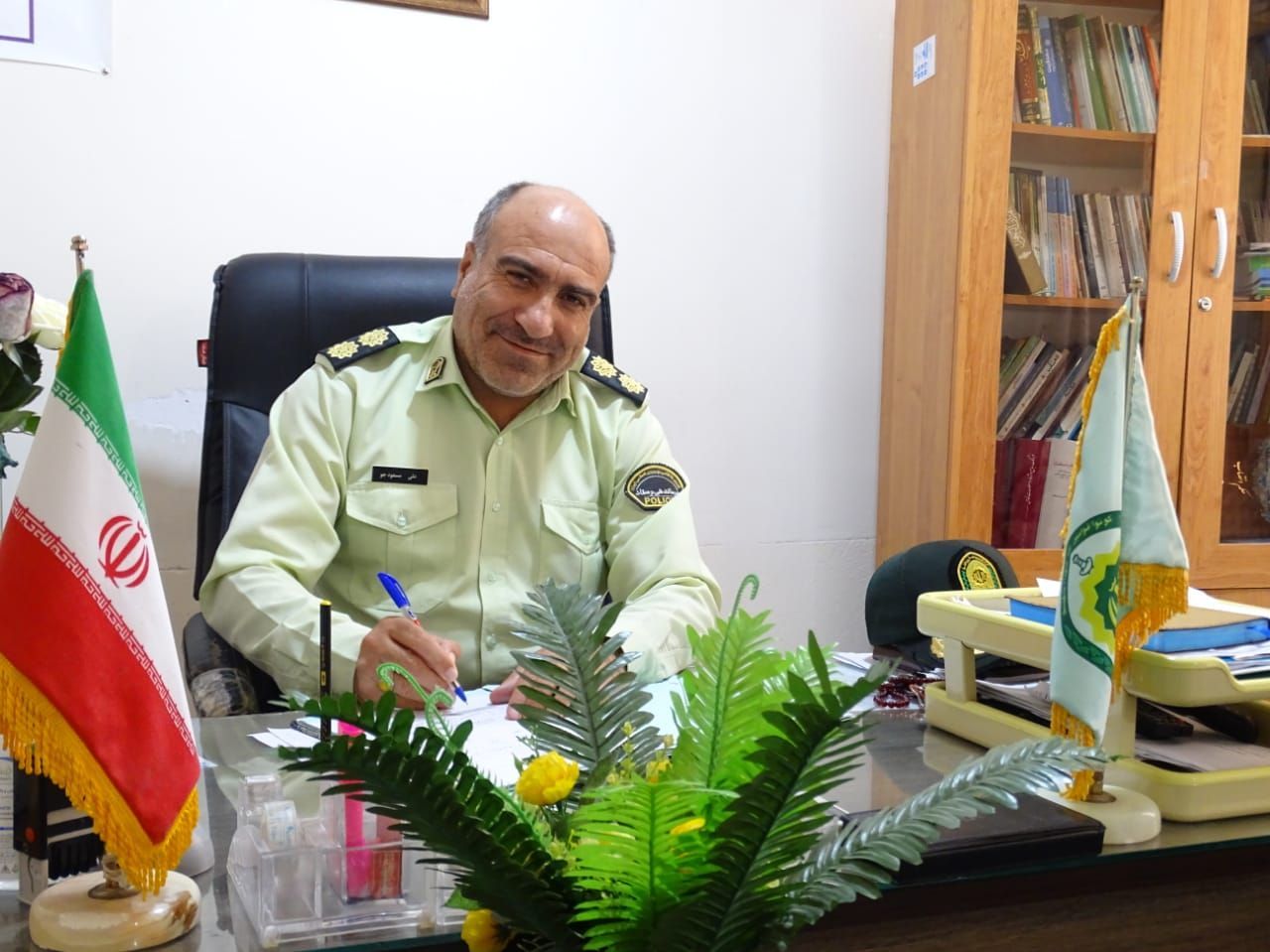 پیام تسلیت فرمانده انتظامی باشت در پی درگذشت برادر شهید سامره محمد پور