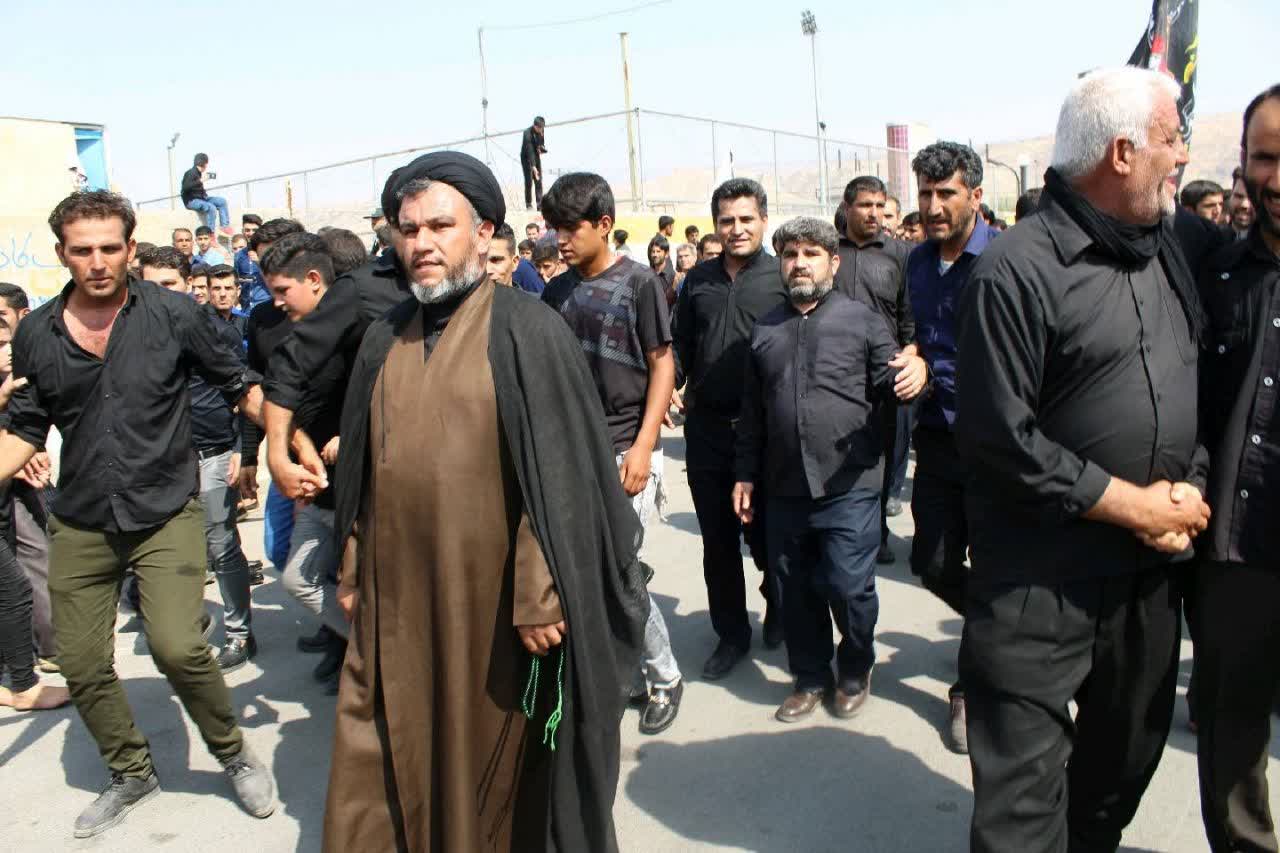 زارش تصویری؛  سوگواری مردم باشت در روز عاشورای حسینی 