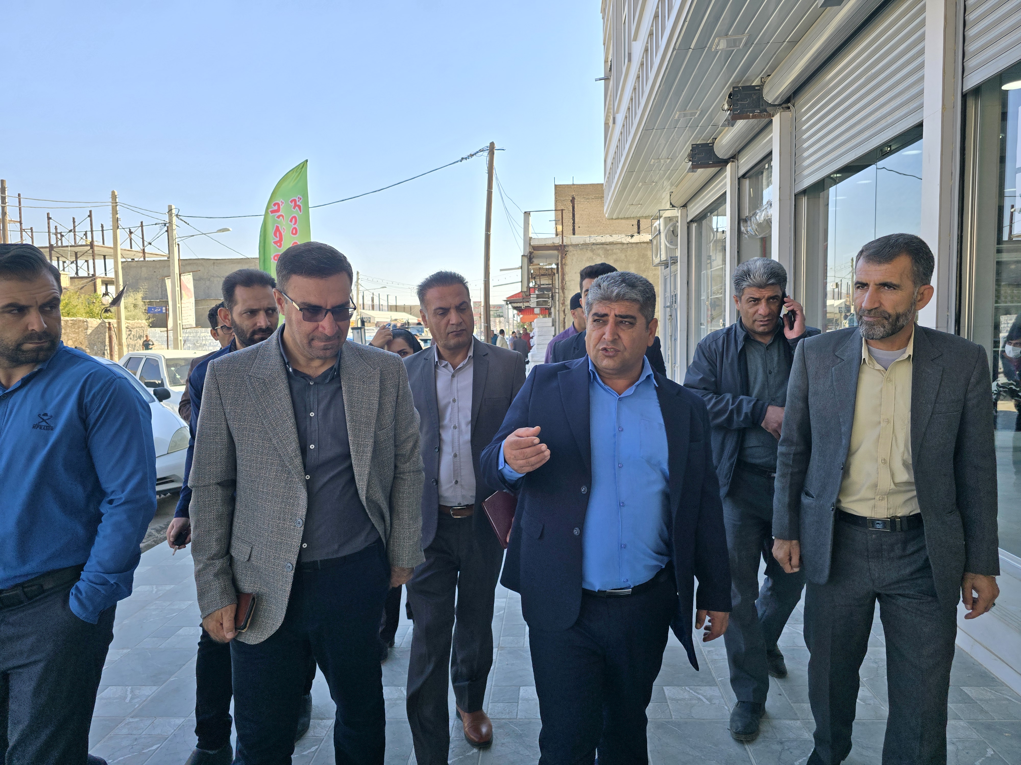 بازدید و رصد بازار توسط فرماندار  و مسوولان مرتبط  باشت